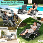 Suteck Oversized Zero Gravity Chair, 29In XL Lounge Chair w/Removable - Image 7