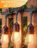Svater Outdoor String Lights Led 105FT, Commercial Grade Patio Light - Image 8