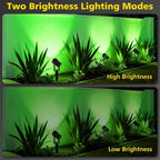 T-SUN Green Solar Spotlights, 2-in-1 Outdoor Waterproof Solar Landscape - Image 5