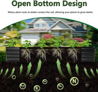 8×2×1FT Galvanized Raised Garden Bed Kit, Metal Planter Boxes, Large Outdoor - Image 5
