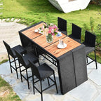 Tangkula 7 PCS Outdoor Wicker Furniture - Image 2
