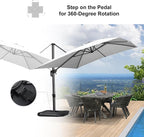 PURPLE LEAF 9'×11.5' Cantilever Patio Umbrella - Image 5