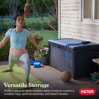 Keter Outdoor Storage Deck Box for Patio, Backyard & Garden, 110 Gal, Organizing - Image 2