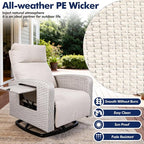 Outdoor Recliner Chair, Wicker Patio Recliners - Image 5