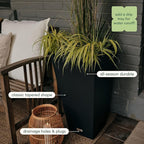 Veradek V-Resin Indoor/Outdoor Taper Planter - Image 5