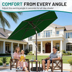 AreShark 7.5FT Patio Umbrella Table Market Umbrella - Image 3