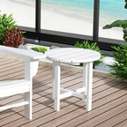 WestinTrends Dylan Adirondack Round Outdoor Side Table - Image 10