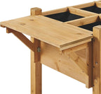 Yaheetech 49x22x32in 8 Pockets Horticulture Raised Garden Bed Elevated Wood - Image 5