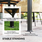 Outsunny 10' x 12' Outdoor Patio Gazebo, Heavy Duty Gazebo Canopy Shelter - Image 6