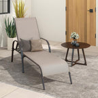 Giantex 2 Pack Patio Lounge Chair, Outdoor Chaise Lounge - Image 8