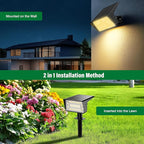 Solar Spot Lights Outdoor with 60 LED & Auto On/Off, 4 Pack Solar Lights - Image 6