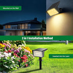 Solar Spot Lights Outdoor with 60 LED & Auto On/Off, 2 Pack Solar Lights - Image 6