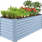 Best Choice Products 8x2x2ft Raised Outdoor Metal Garden Bed, Deep Root Box by BestChoiceProducts