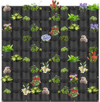 Hanging Planting Grow Bags, 90 Pockets Wall Planter Wall Mounted Grow Bag by LITLANDSTAR