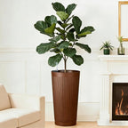 Set of 2 Large Planter Outdoor Self Watering Pots - Image 6