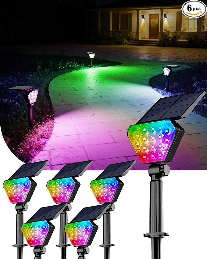 T-SUN Solar Lights Outdoor Waterproof IP65 by T-SUN