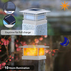 Dynaming 6 Pack Solar Post Cap Lights Outdoor - Image 2