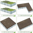 Galvanized Steel Garden Bed 3-Pack, Outdoor Metal Garden Kit - Image 7