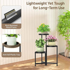 LASZOLA 3 Tiered Folding Plant Stand Indoor - Image 6