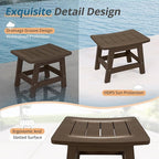 LUE BONA Outdoor Adirondack Ottomans, Footrest Footstool, Outdoor Foot Rest - Image 5