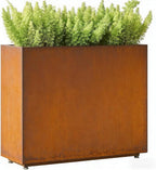Tall & Long Corten Steel Style Planter by Foresland-MetalPlanter