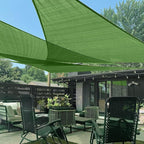 LOVE STORY Custom Size 12'x18'x21.6' Piquant Green Sun Shade Sail Right by LOVESTORY