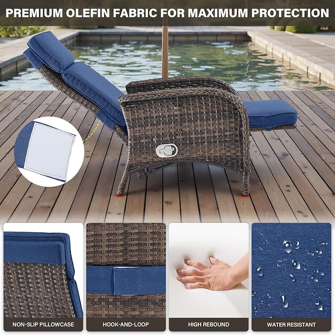 Belord Versatile Outdoor Recliner Chair - Image 6