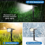 Solar Spot Lights Outdoor Waterproof IP65, 2 Pack Landscape Spotlights - Image 5