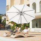 JEAREY 9FT Outdoor Patio Umbrella Outdoor Table Umbrella - Image 4