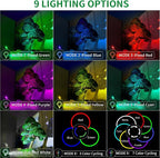 JSOT 4 Pack Halloween Solar Spot Lights Outdoor- RGB Solar Lights Outdoor - Image 3