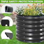 Galvanized Raised Garden Bed Outdoor |17'' Tall Planter Box Outdoor - Image 3