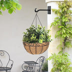 Qiang Ni Bird Feeder Hanger: 8-Inch Wall-Mounted Plant Bracket Outdoor - Image 2