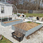 8x4x1ft Galvanized Raised Garden Bed, Outdoor Planter Box Metal Patio Kit - Image 3