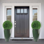 2 Packs 21 inch Tall Planter, Indoor Outdoor Round Planter - Image 4