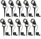 L LOHAS LED Outdoor Landscape Lighting, Auto On/Off 3000K Low Voltage Landscape by LLOHASLED