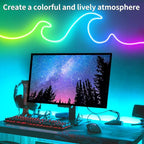 100ft LED neon Lights with Remote APP Control IP65 Waterproof Flexible Neon LED - Image 4