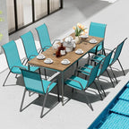 TLSUNNY Patio Chairs, Stackable Textilene Outdoor Dining Furniture - Image 2