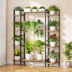 C1 Plant Stand Indoor with 6 Grow Lights, 6 Tiered Large Metal Plant Stand - Image 6