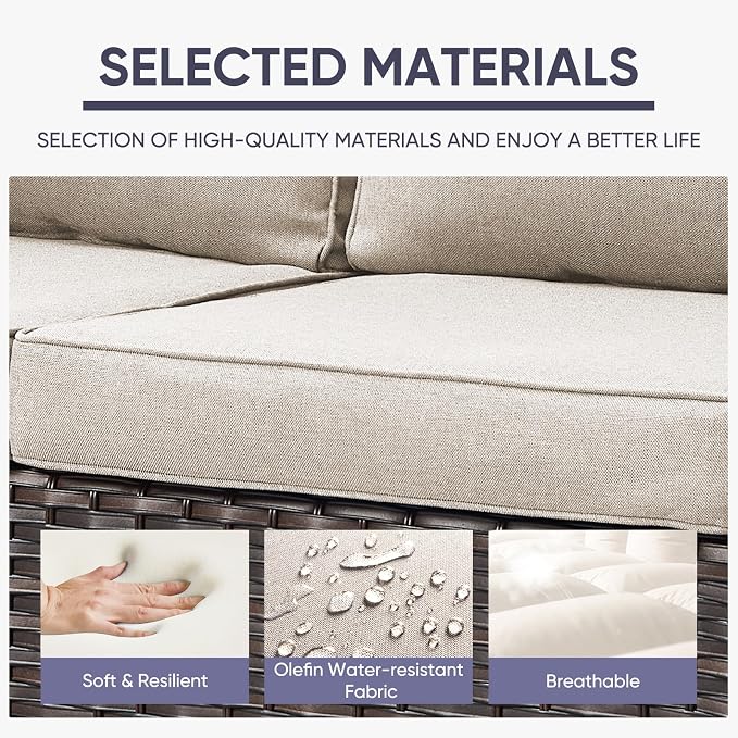 Belord 7 Pieces Patio Furniture Set - Image 7