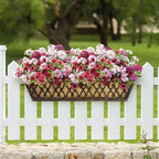 2 Pack 30 Inch Window Boxes Planters Railing Planter Box - Image 4