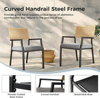 Grand patio Outdoor Dining Chair Set of 4, 4 Pieces Patio Dining Chairs - Image 7