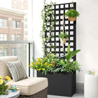 FENCY Metal Planter Box with Trellis, Planter Trellis - Image 7