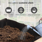 Outsunny 47'' Wooden Raised Garden Bed - Image 5