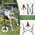 TIMBER RIDGE Hammock Camping Chair, Oversized Swinging Hammock Chair - Image 7