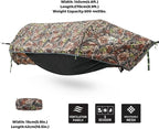 Camping Hammock Tent with Mosquito Net & RainFly, 3 in 1 Waterproof Lightweight - Image 2