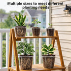 20 Pack 8/6/5/4/3.5 Inch Reinforced Large Clear Nursery Pots - Image 4