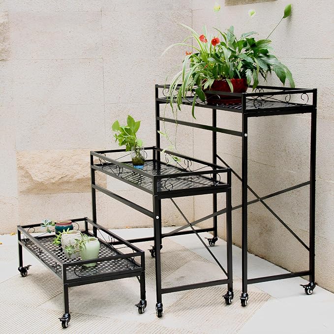 Zhongma Sturdy Metal Plant Stand - Image 4