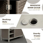 Domi Home Bar Unit，Modern Wicker Outdoor Bar Table - Image 7