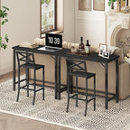 Narrow Bar Table, 63-Inch Pub Table - Image 4