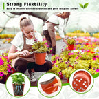 TDHDIKE 6 Inch Plastic Plant Nursery Pots Seedling Flower Plant Container Seed - Image 5